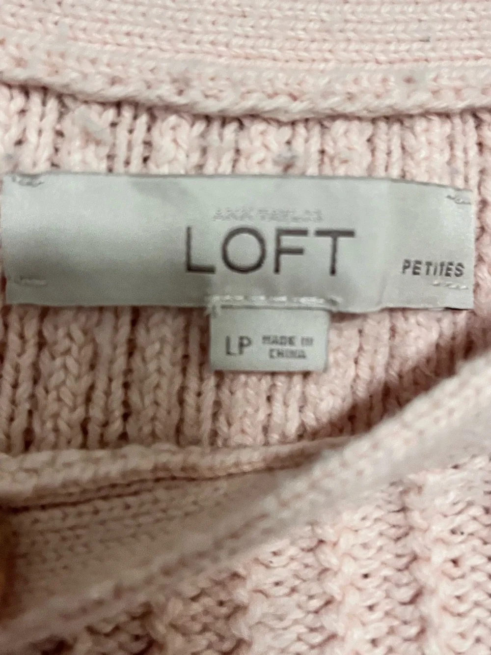 LOFT dusty pink
